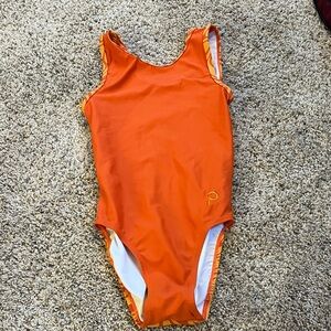 Orange One-Piece Swimsuit
